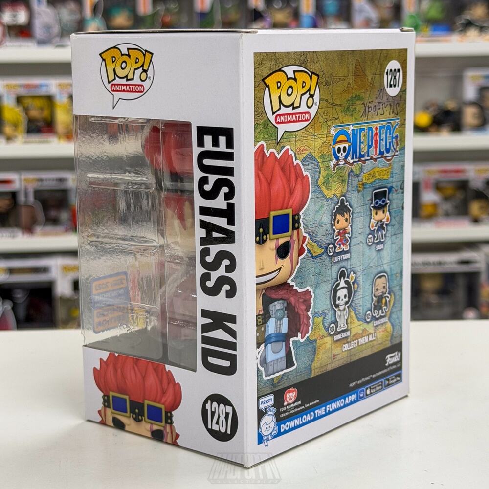 Funko Pop Anime One Piece Eustass Kid WonderCon 1287 Pirate RARE Vinyl Figure - Picture 3 of 8